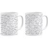 Jungle Mug Divertente tazza Boobs e pene | Divertente regalo per uomini | Tazza divertente per ufficio | Tazza pervertita con scritta | Tazza per pene | Tazza da caffè con tette (seni e peni bianchi)
