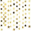 Patelai Striscione con stelle glitterate, 40 m, con stelle luminose, da appendere, per fidanzamento, matrimonio, baby shower, compleanno, Natale, decorazione (oro)