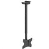 Maclean MC-580 Supporto Staffa Universale da Soffitto Nero per TV Plasma LED LCD da 23'' fino a 55'' VESA Compatibile Carico MAX 50kg