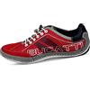 bugatti Sneakers casual con suola flessibile, scarpe stringate con memory foam, lacci elastici Uomo, Rosso, 40 EU