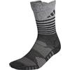 adidas Unisex - Adulto COLD.RDY XCity Reflective Running Socks, Black/Reflective Silver/Black, 45-48