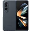 Samsung Leather Cover custodia in pelle per per Galaxy Z Fold4, Moss Gray
