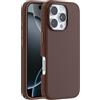 OtterBox Cover Symmetry Series MagSafe per iPhone 16 Pro, custodia protettiva sottile antiurto, a prova di caduta, testata 3x vs norme MIL-STD 810G, Marrone