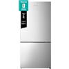 Hisense RB650N4ACE Frigorifero Combinato Total No Frost, Inox, 185x60cm, Classe E, 300L