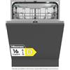 Hisense HV673D64 Lavastoviglie da Incasso, 16 Coperti, 9,5 litri, 3 Cesti Flessibili, WiFi, Apertura Automatica, 7 Programmi, Lavaggio Rapido 15 Min, Controllo Touch, 44 dB, Classe D
