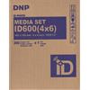 DNP ID600 4x6 Carta + Ribbon per 350 Fototessere o Stampe 10x15