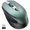 cimetech Mouse senza fili, mouse ottico 2.4GHz slim con ricevitore USB silenzioso Nano, 800-1200-1600 DPI regolabile, compatibile con computer portatile, PC, tablet, notebook-verde scuro