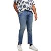 Jack & Jones Jeans Male Slim Fit Jjiglenn Jjoriginal MF 030 Slim Fit Jeans, Blu Denim, 36W x 32L