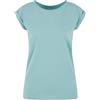 Build Your Brand By021-ladies Extended Shoulder Tee, Maglietta Donna, Bluemint, 5XL