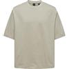 Only & Sons Onsmillenium Ovz SS Tee Noos T-Shirt Uomo, Fodera in Argento, L