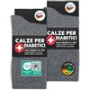 sockenkauf24 6 Paia Calze Diabetici senza Elastico 97% Cotone senza Cucitura Uomo & Donna (43-46 Beige)