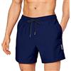 BENNIES Costumi da Bagno Uomo, Pantaloncini da Bagno Costume da Bagno Pantaloncini Corti da Bagno Vita Elastica Regolabile Coulisse e Asciugatura Rapida con 2 Tasche per Nuoto Spiaggia Piscina Vacanza