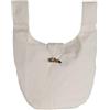 HEMAD - Borsa medievale Egil in cotone, marrone, rosso, nero, beige - abbigliamento LARP - Taglia unica - Beige