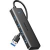 UGREEN Hub USB 3.0 con 4 Porte Sdoppiatore Adattatore Multiporta Alta velocità 5Gbps Compatibile con MacBook PRO Air iMac Surface XPS PC Laptop Disco Rigido Tastiera PS5 (15cm)
