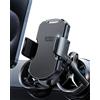 YOSH Supporto Auto per Bocchette Tonde, Compatibile con Mercedes-Benz Classe A/B/C/E/V, Sprinter, Mini Cooper, Supporto Triangolare Stabile per iPhone Samsung Pixel