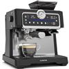 Klarstein GrandPresso Touch - Macchina per Caffè Espresso, 20 Bar, Macinino Integrato, Display Touch, Thermoblock, Serbatoio da 2,3L, Beccuccio del Vapore, Acciaio Inox, Nero