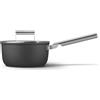 Smeg Casseruola a 1 Manico con Coperchio - Ø 20 cm Nero