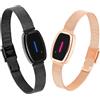 Pulomi Fernliebe Touch Braccialetti per coppie, vibrazioni e luci, Smart Matching, ideali per relazioni a distanza, anniversari o festività, regali di Natale, lunga distanza, rosa oro