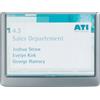Durable Targhe DURABLE CLICK SIGN ABS trasparente/grafite 149x105,5 mm 486137