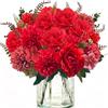 Fairblo 4 Pezzi Bouquet Fiori Finti per Decorazioni Rosso Peonie Finte Fiori Artificiali Realistici in Seta per Matrimonio Vaso Partito Interni Centrotavola Decorativi Casa