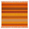 SACAR Telo Mare Kerala Matrimoniale 210x240 cm - Cotone Morbido e Assorbente - Rapida Asciugatura - Ideale per Spiaggia, Piscina, Campeggio e Casa (ORANGE)