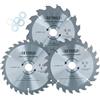 AB Tools 3 pezzi 150 mm TCT 16/24/30 TPI e adattatore riduttore anelli TE866