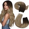 Moresoo Extension Capelli Veri Tessitura Castano Meschio #4/6/613 35cm 100g