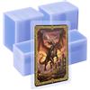 Wigearss 100 Pezzi Rigidi Card Sleeves Bustine Protettive Custodie Protettive Carte per YuGiOh, Pokemon, Ultimate Guard, MTG