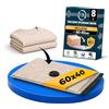 FR FiRiO FiRiO Sacchetti Sottovuoto Vestiti Piccoli I 8 PEZZI I Taglia S: 60x40cm I Sacchetti Sottovuoto Piccoli I Small Vacuum Bags for Clothes I Sacchi Sottovuoto Vestiti, Buste Sottovuoto Vestit Piccole