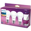 Philips Set di 3 lampadine LED da 100 W, A60, E27, WW, FR, ND, 3SRT6