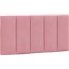 vidaXL Cuscino per testiera rosa 100 cm in velluto