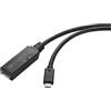 Renkforce Cavo USB Renkforce USB 3.2 Gen1 (USB 3.0 / USB 3.1 Gen1) spina USB-C® 5,00 m Nero con funzione OTG RF-5231962 (RF