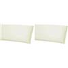 Italbaby 030.0090-6 Federa Guanciale per Carrozzina, Beige (Confezione da 2)