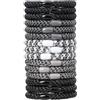 Shimmeroo 15 elastici per capelli intrecciati da uomo, elastici per coda di cavallo, elastici per sport, allenamento, accessori per capelli