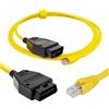 Yalgdlen Enet obd2 ethernet to obdii OBD rj45 compatibile con BMW serie G F ista esys bootmod3 cable