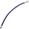 KLEHOPE Tubo di Riempimento Pneumatici Anti-Scoppio in PU da 46 cm, Raccordo Rapido da 1/4 di Pollice con Testa in Ottone Ad Auto-Bloccaggio - per Pompe d'Aria per Auto, Biciclette e Moto (Blu)