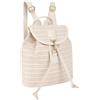 MilyaDE Borsa da spiaggia in paglia, realizzata a mano, con coulisse, borsa a tracolla bohémien per donne, viaggi, vacanze, Ba-beige, bianco, 28*13*28cm, Casual