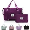 QLFJ-FurDec Viaggio Pieghevoli di Grande Dapacità, QLFJ-FurDec Borsa a Mano Leggeri Espandibile e Impermeabili, Adatte per Weekends, Notte, Vacanzes, Shopping, Sport