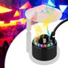 MEISHANG Macchina Nebbia Halloween,Mini Macchina per Nebbia con 12 LED Luci Colorate,Nebulizzatore ad Ultrasuoni per Acqua Con Protezione Anti-Traboccamento,Fumo Finto Halloween Per Un'atmosfera Festosa