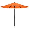 ABCCANOPY 230cm Ombrellone da Esterno Idrorepellente - Ombrellone da Giardino Ombrellone da Mercato, Arancione