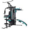 Cecotec Stazione Fitness per Allenamento Drumfit Homegym 2000 Double. Multifunzione del Corpo, 2 Stagioni, Blocco Pesi Totale 65 Kg, Full-Body Workout, Cuscinetti Imbottiti, Peso Massimo 150 Kg