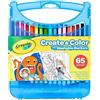 CRAYOLA - Set Valigetta Pennarelli Lavabili SuperTips, 65 pezzi, Attività Creativa e Regalo per Bambini, da 4 anni, 04-0377