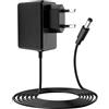 Synclum Adattatore Alimentazione 12V 1,5A Universale, Alimentatore AC/DC 100-240V con Presa Jack DC 5,5×2,5 mm, Caricatore per TV Box, Strisce LED, Router, Telecamere, Lampade, Cavo 1.5 m