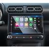SHAOHAO Compatibile con Citroen C3 Aircross 2023 2024 Auto Navigation Pellicola Protettiva Schermo 9 Pollici GPS Trasparente Pellicola Protettiva Antigraffio 9H C3 Aircross