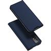 DUX DUCIS Cover per Samsung Galaxy A52 / A52S, Flip Caso Custodia Pelle PU con [Funzione Stand] [Slot Cart] [Magnetica] per Samsung Galaxy A52 / A52S (Blu)