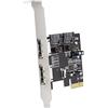 JSER Chenyang PCI-E a 4 porte SATA 3.0 eSATA PCIe SATA3 6 Gbps PCI-E adattatore scheda di espansione