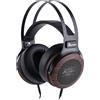 Linsoul Kiwi Ears Altruva Cuffie over ear, Cuffie di Monitoraggio Hi-Fi con Driver Dinamico da 50 mm, Cuffie da Gioco Cablate, Cuffie Stereo Aperte per Studio di Ingegneria Audio e Gaming (BlackWood)