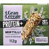 Gran Cereale, Barrette Proteiche con Mirtilli, Semi di Zucca e Quinoa, Snack di Frutta Secca con Proteine, Confezione da 4 Barrette