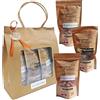 les pralines à l'ancienne Praline all'antica - Confezione regalo Praline "classiche" - Chouchous Friandise artigianale - Mandorle, noci pecan, arachidi - 3 bustine snack da aperitivo - 430g - Made in France