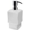 Emco 52100190 - Dispenser per Sapone Liquido, Testa a Pompa, in plastica, per Bagno degli Ospiti, Normale, Cromato